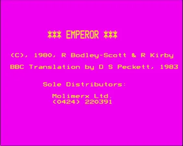 Emperor (1983)(Molimerx)[EMPEROR] screen shot title